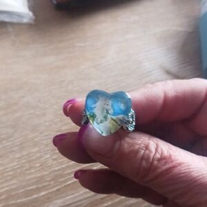 Heart-Shaped Unicorn Ring